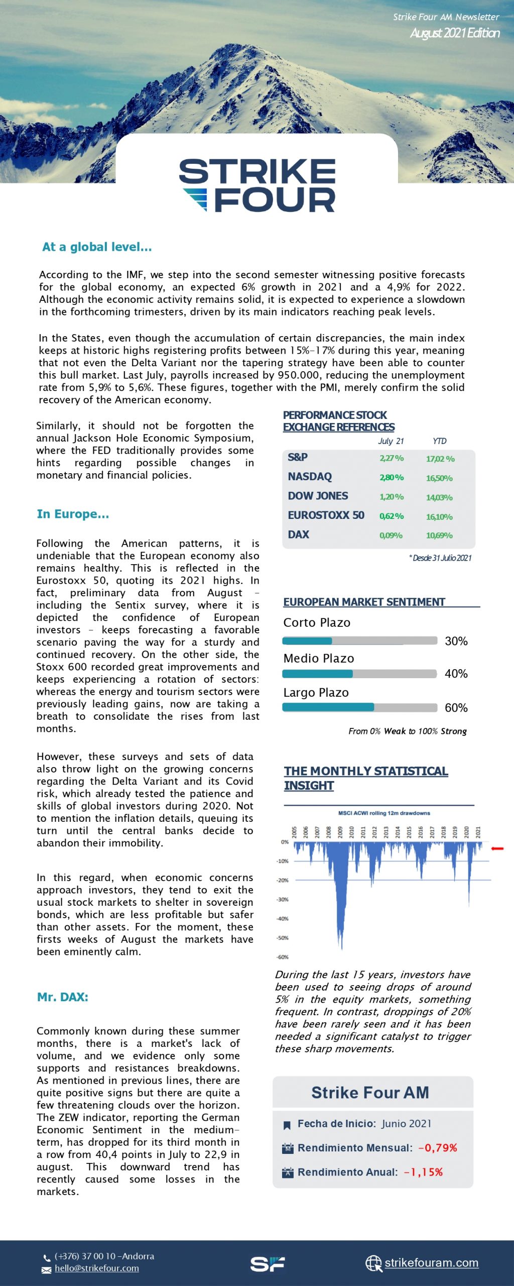 Newsletter August 2021