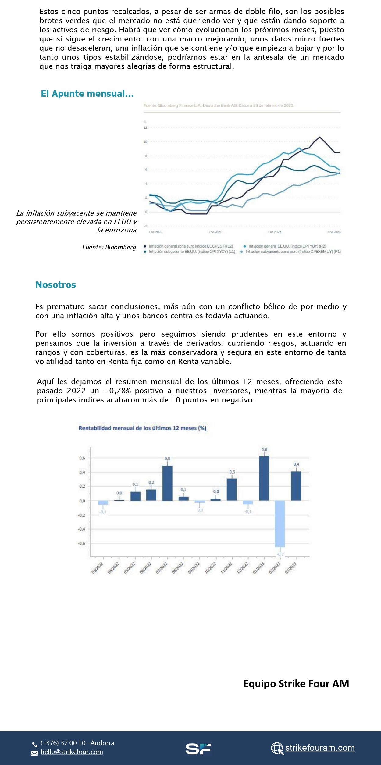 Boletín financiero primavera 2023