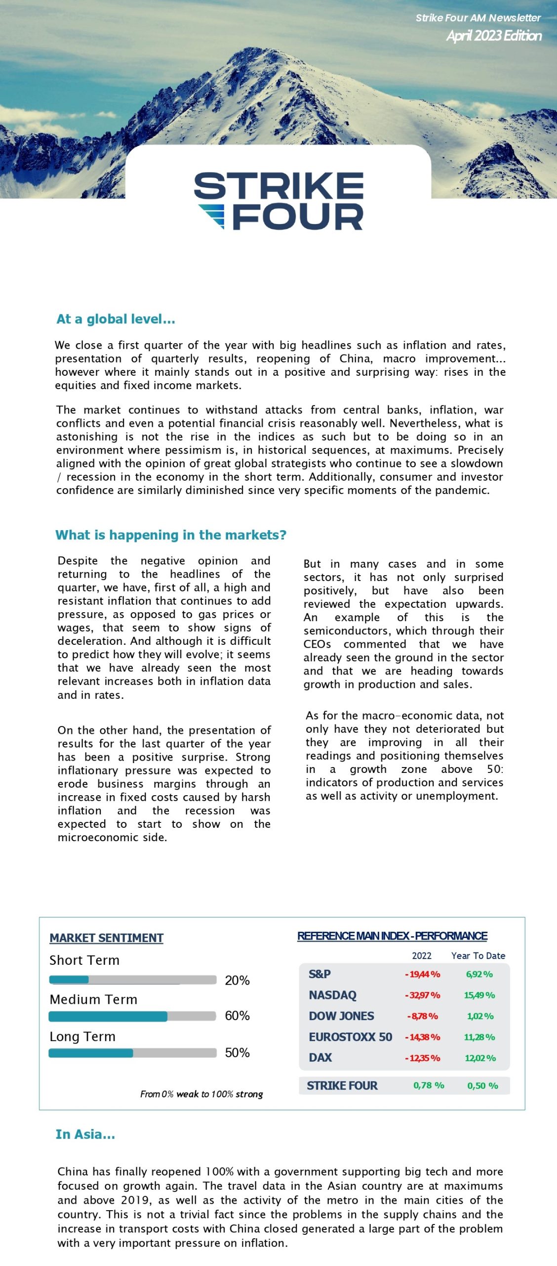 Newsletter April 2023 